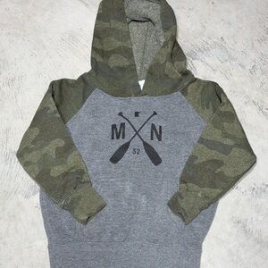 Gray & Green Camo Hooded SOTA Sweatshirt 2T